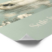 Safe In My Nest Green Duck子供部屋ポスター ポスター (角)