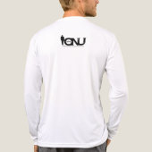 Safe IonU Gold Shield w/ Black Logo on Back トライブレンドＴシャツ (背面)