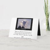 SAFE JOURNEYグリーティングカード カード (裏面)