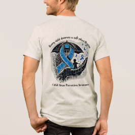 Safe Place – Child Abuse Prevention Awareness トライブレンドＴシャツ
