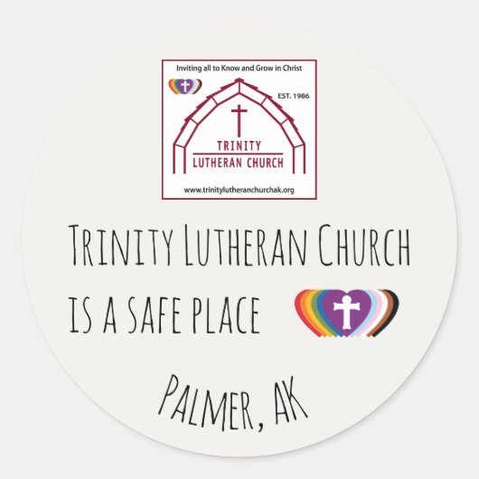 Safe Place Sticker Set  ラウンドシール (正面)