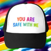 Safe Space Trucker Hat – You Are Safe With Me キャップ