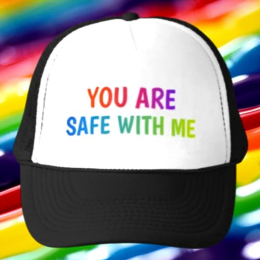 Safe Space Trucker Hat – You Are Safe With Me キャップ