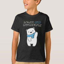 SAFE THE POLAR BEARS\CUTE AND WHITE POLAR BEAR Tシャツ