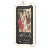 Safe Travels Dad Gift Custom Photo Car カーエアーフレッシュナー (左)