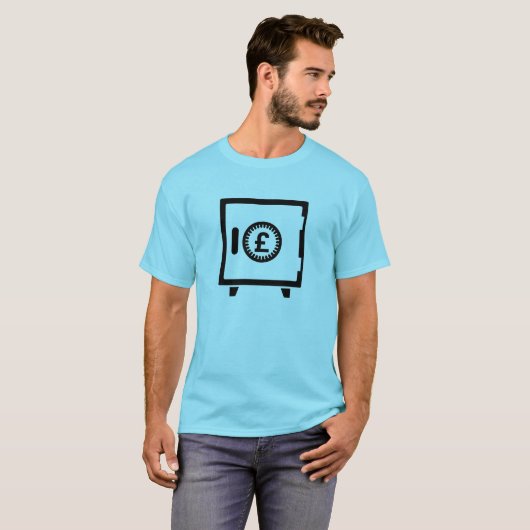safe vault with pound sign tシャツ (正面フル)