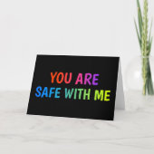 Safe Words – プライドサポートカード サンキューカード (正面)