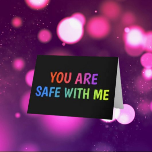 Safe Words – プライドサポートカード サンキューカード