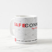 SAFECONNECTのマグ コーヒーマグカップ (正面左)