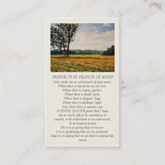 Safely Home Orange Blue Green Sympathy 名刺 (正面)