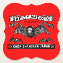 Safety 日本の Matchesアートこうもり