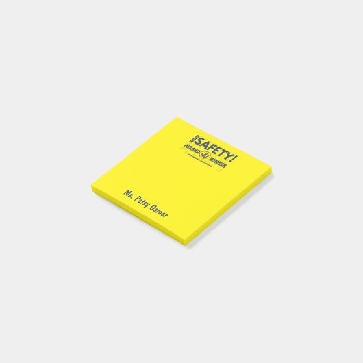 Safety Award Post-It Note ポストイット (アングル)