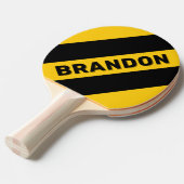 Safety Beeノスタルジックはっきりしたストライプな名前 卓球ラケット (正面アングル)