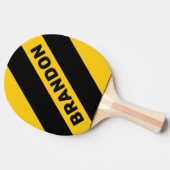 Safety Beeノスタルジックはっきりしたストライプな名前 卓球ラケット (横)