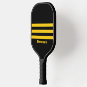 Safety Bee Nostalgic Across Striping with Name ピックルボールラケット (左)