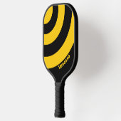 Safety Bee Nostalgic Circle Stripe with Name ピックルボールラケット (左)