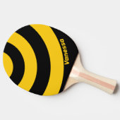 Safety Bee Nostalgic Circle Stripe with Name 卓球ラケット (横)