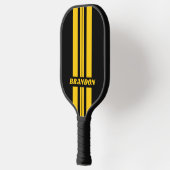 Safety Bee Nostalic Rallyストライプの名前 ピックルボールラケット (左)