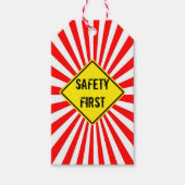 safety first ギフトタグ (正面)