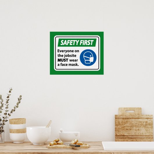 Safety First ポスター (キッチン)