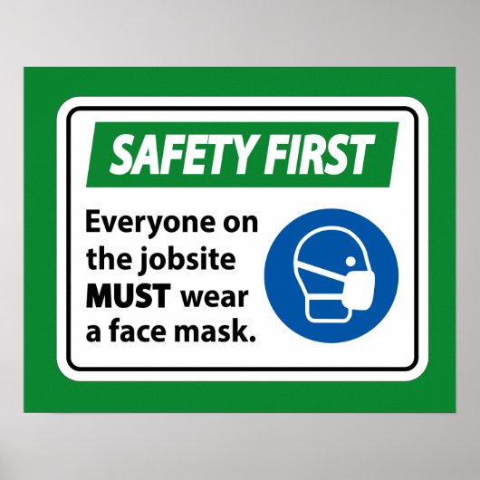 Safety First ポスター (正面)