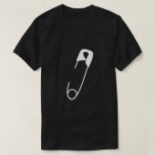 Safety Pin - Symbolizing Safety  Tシャツ (デザイン正面)