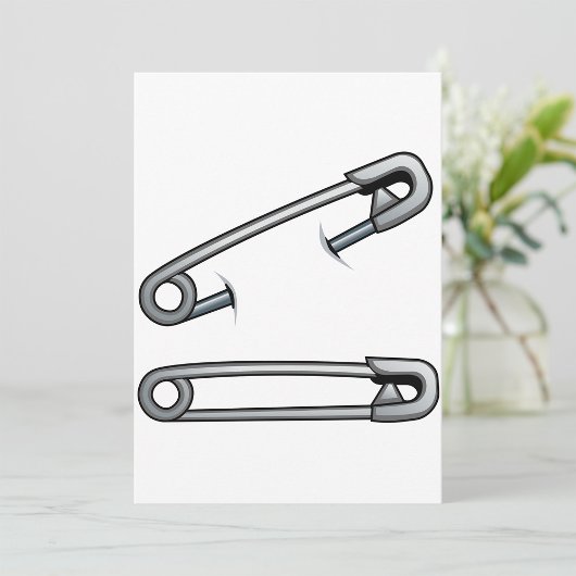 Safety Pins Invitations 招待状