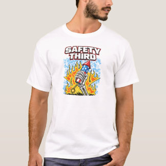 Safety Third | Funny Metal 4th of July Tシャツ