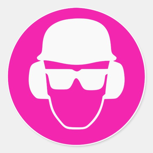 #SafetyGirlブランド ラウンドシール (正面)