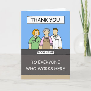Saff at Local Store, Shopに感謝。 カード
