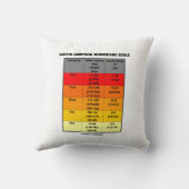 Saffir-Simpson Hurricane Scale（風速） クッション (裏面)