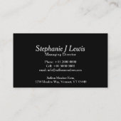 Saffron farm plant bulb suppliers business card 名刺 (裏面)