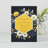 Saffron Nocturnal Flora Wedding 招待状 (スタンド正面)