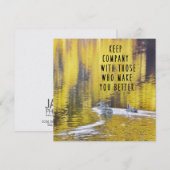 SAFFRON SHADOWS 5.25 x 5.25カード 招待状 (正面/裏面)