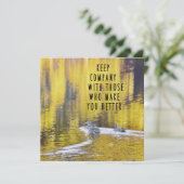 SAFFRON SHADOWS 5.25 x 5.25カード 招待状 (スタンド正面)