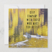 SAFFRON SHADOWS 5.25 x 5.25カード 招待状 (正面)