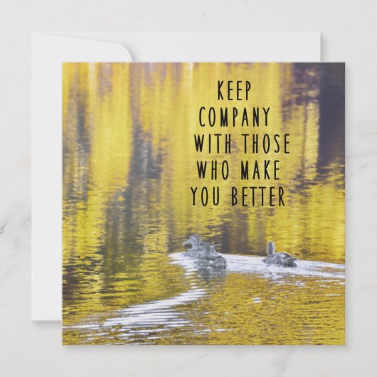 SAFFRON SHADOWS 5.25 x 5.25カード 招待状 (正面)