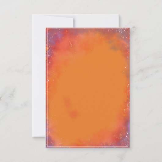 Saffron Sky Wildflower - RSVP card vertical (裏面)