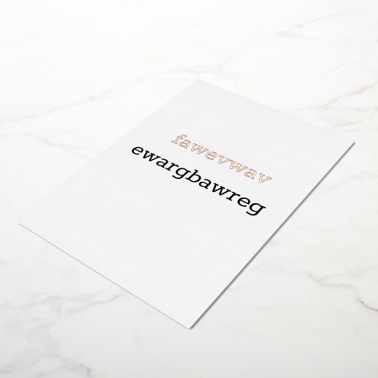 safves 箔招待状 (回転した状態)