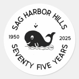 SAG HARBOR HILLS 75thシール ラウンドシール