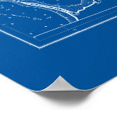 Sag Harbor, New York 航海の Chart Poster ポスター (角)