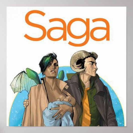 Saga コミック ポスター (正面)