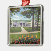 Sagamoreのホテルの外観を上陸させるボルトン メタルオーナメント (左)