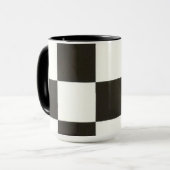 Sagan om ringen-mugg. svart/vitt マグカップ (正面左)