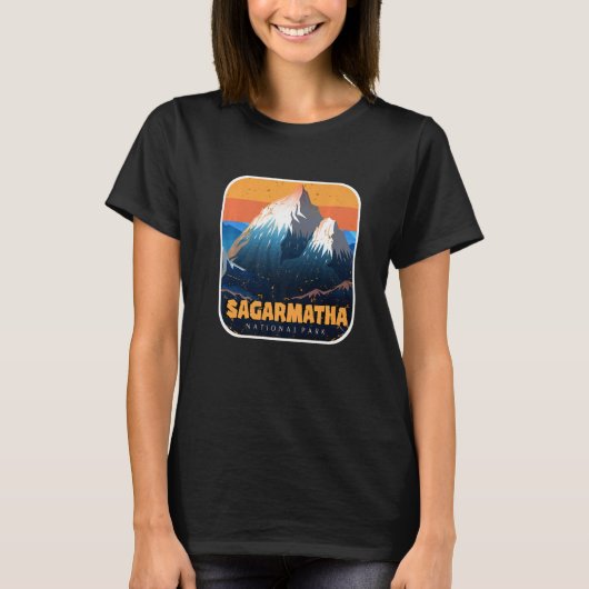 Sagarmatha Mountains National Park Everest Nepal T Tシャツ (正面)