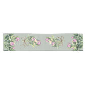 SageのTable Runner 14" x 72"チューリップつる植物 ショートテーブルランナー (横)