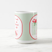 SAGEウォーターカラーホリデーフレンズはギフト最高のです コーヒーマグカップ (中央)