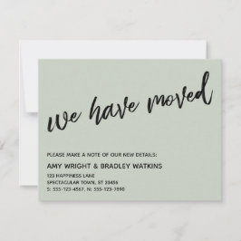 Sageカジュアル発表を移動した手書き ノートカード