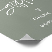 SAGEカードとギフト結婚のサイン ポスター (角)