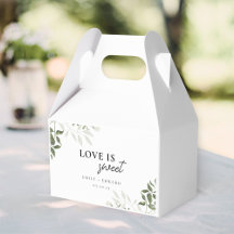 Sageグリーンとホワイトフラワーの「Love is Sweet」ウェディング